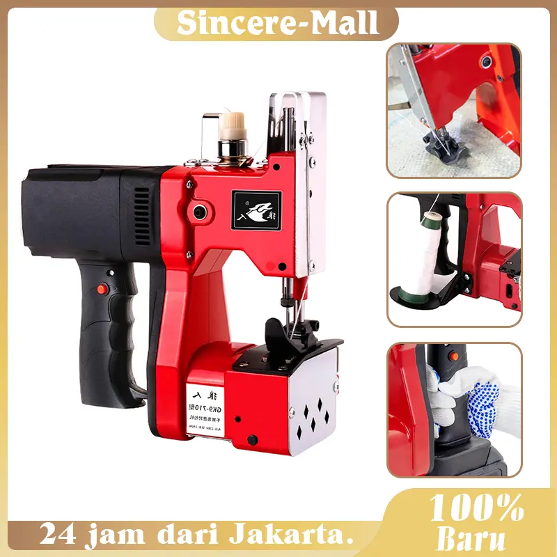 Mesin Jahit Karung Automatic GK9-710 Mesin Jahit Karung Beras Portable High Speed Bag Closer