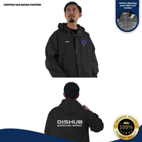 Gambar Custom Jas Hujan KHN Setelan Baju Celana Full Sealing Press Premium Anti Rembes - Remaja, Hitam dari KHN Store Kab. Sumedang 2 Tokopedia