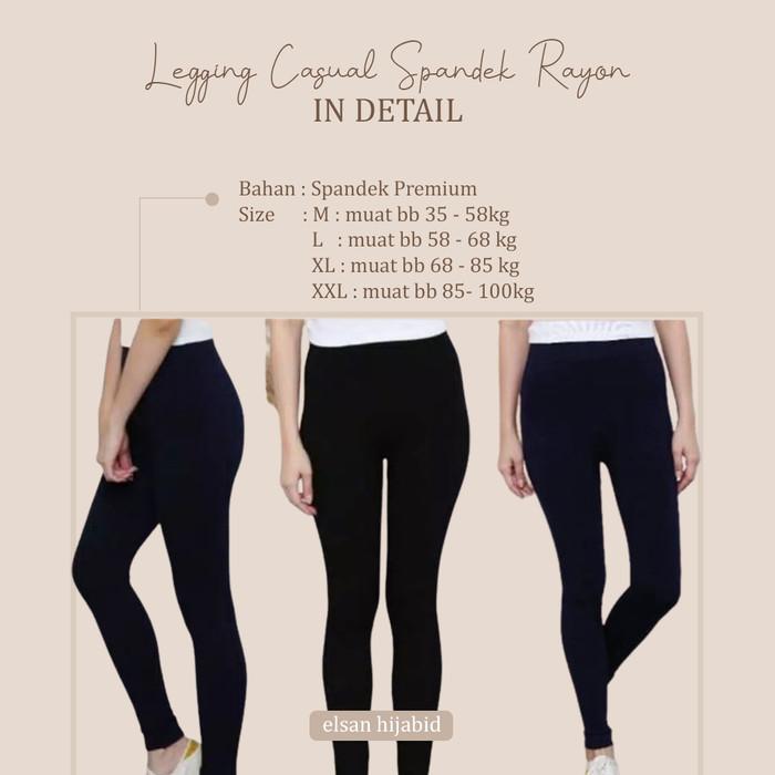 Product Introduction of Heva - Legging Casual Spandek Rayon 0