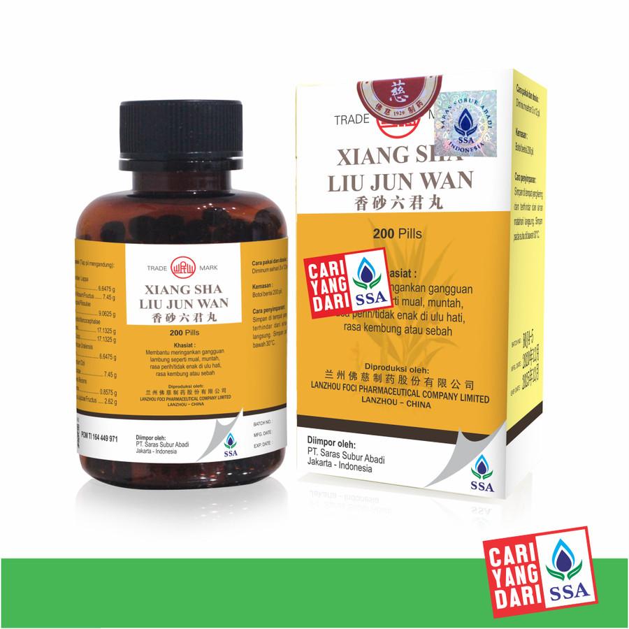 Xiang sha liu jun wan obat gangguan pencernaan mual muntah nyeri ulu hati bpom