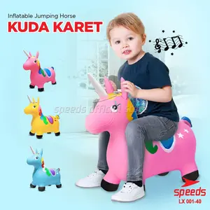 SPEEDS Jumping Animal Kuda Kudaan Karet Mainan Anak 001-40