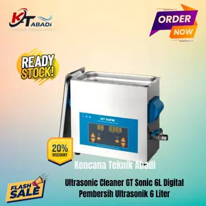 Ultrasonic Cleaner GT Sonic 6L Digital Pembersih Ultrasonik 6 Liter