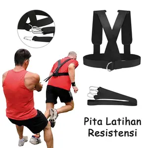 1 Set Anti-Resistance Training Belt Football Speed Training Vest Running Assist Speed Practice Pull Belt Weighting Exercise Strap