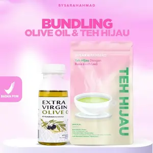 TEH HIJAU & OLIVE OIL BYSARAHAHMAD BY SARAH AHMAD TEH HIJAU RASA LECI OLIVE OIL SARAH AHMAD FEMTEA STEVIA SWEET DRIP