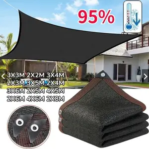 Paranet 95% Anti-UV Jaring / Ukuran Jumbo Jaring Paranet Pelindung Matahari Jaring Taman