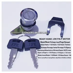 KUNCI JOK MOTOR BEAT/VARIO/SPACY/REVO/BLADE/KHARISMA/SCOOPY/SONIC/VARIO TECHNO/SUPRA X 125/SUPRA FIT