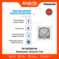 Gambar PANASONIC EXHAUST FAN FV-25TGU5-W [10 Inch] dari Atakrib Elektronik Yogyakarta Kab. Sleman 1 Tokopedia