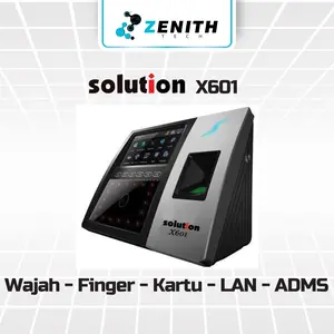 Mesin Absensi Wajah SOLUTION X-601 - Solution X601 Support GEIS