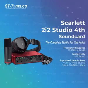 Focusrite Scarlett 2i2 Studio 4th Gen / 2 i2 Gen 4 USB Audio Interface / Soundcard