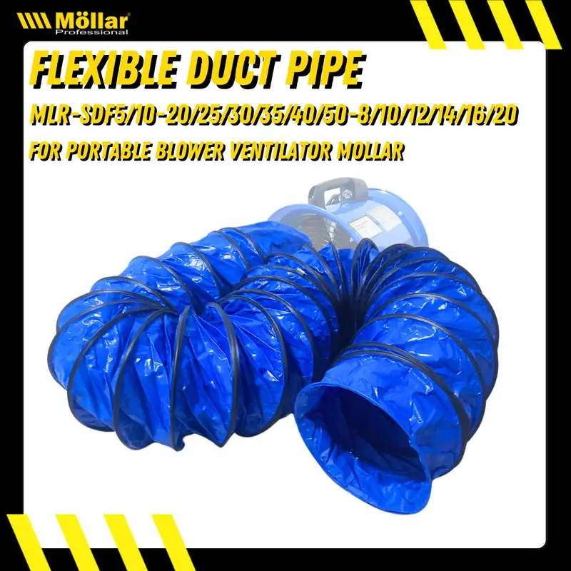 Selang Kipas Blower Portable Ventilator 10 inch 10 Meter Mollar 0