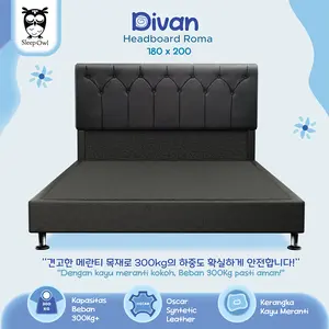 Dipan Rangka Tempat Tidur 180|Divan Sandaran Kancing|Ranjang Springbed
