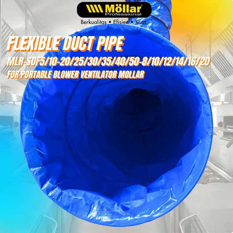 Selang Kipas Blower Portable Ventilator 10 inch 10 Meter Mollar 3