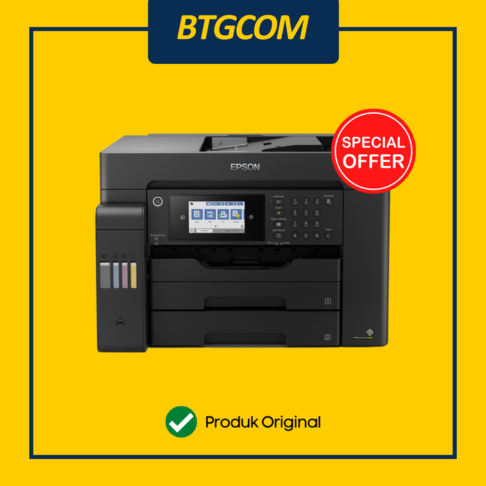 Gambar PRINTER EPSON L15150 A3+ MULTIFUNGSI WI-FI DUPLEX ADF ORIGINAL RESMI dari btgcom Kota Denpasar Tokopedia