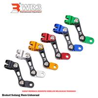 Gambar Breket Bracket / Klem Selang Rem Depan WR3 Universal Ninja 250 Fi 150RR R25 CBR 250RR Nmax Xmax Aerox - Single B.Black dari WR3 Kota Administrasi Jakarta Barat 2 Tokopedia