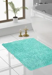 LBX Keset Alas Kaki Cendol Microfiber Anti Selip Doff Poliester Lembut Serap Air Tinggi Tebal Besar Floor Mat Toilet Kamar Mandi Tidur Dapur 40x60 45x70 50x50 60x90 40 x 60 x 45 x 70 50 x 50 60x90 CM