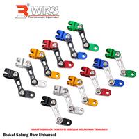 Gambar Breket Bracket / Klem Selang Rem Depan WR3 Universal Ninja 250 Fi 150RR R25 CBR 250RR Nmax Xmax Aerox - Single B.Black dari WR3 Kota Administrasi Jakarta Barat 1 Tokopedia