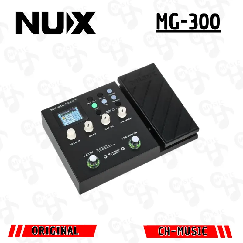 Nux Mg300 Efek Gitar Modeling Effect Gitar Original Nux Mg 300 0