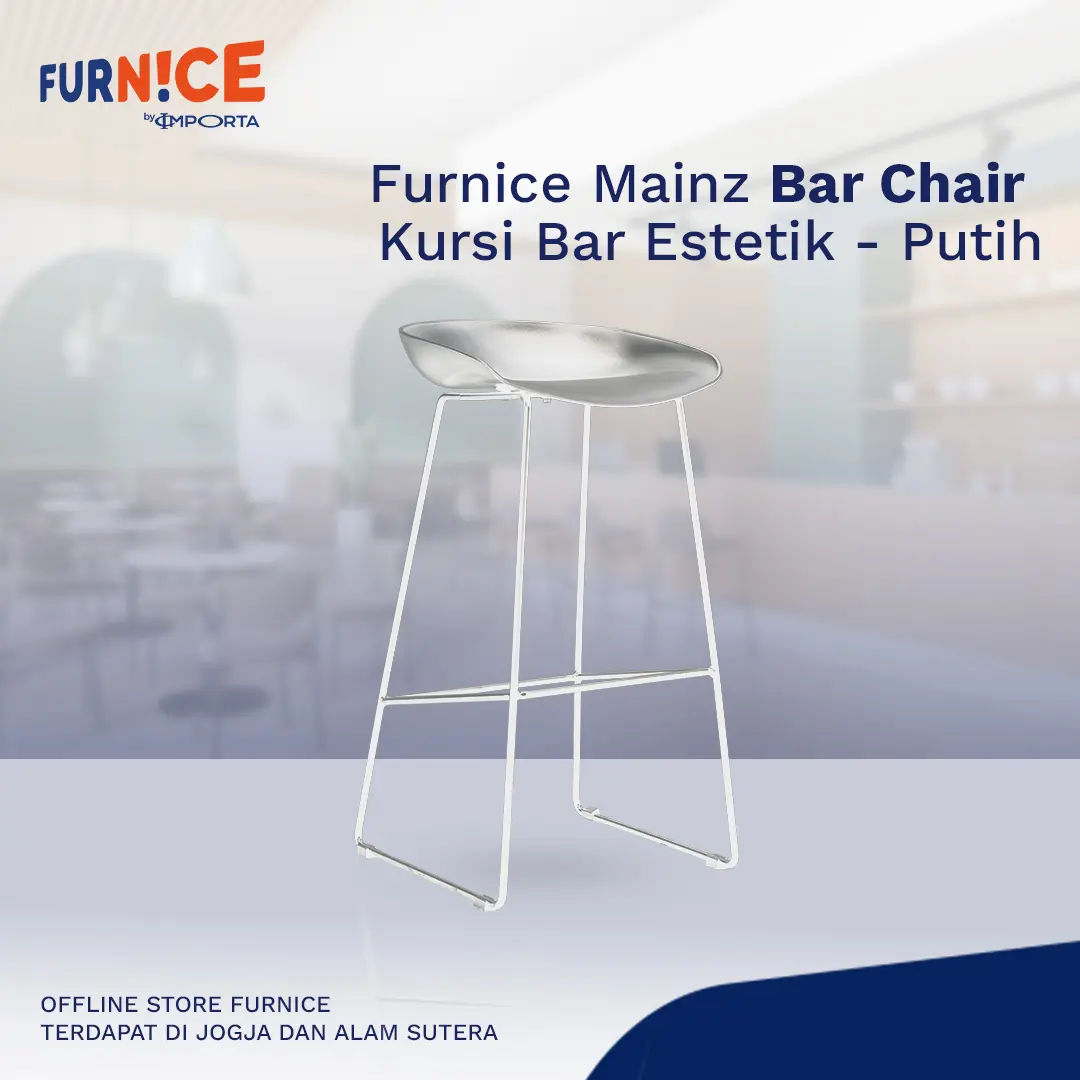 Furnice Mainz Bar Chair Kursi Bar Estetik