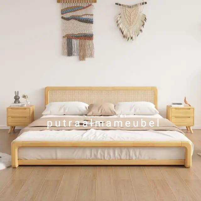 Dipan Kayu Jati Kombinasi Rotan Divan Rotan Custom Dipan Jati Rotan ...