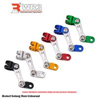 Gambar Breket Bracket / Klem Selang Rem Depan WR3 Universal Ninja 250 Fi 150RR R25 CBR 250RR Nmax Xmax Aerox - Single B.Black dari WR3 Kota Administrasi Jakarta Barat 3 Tokopedia