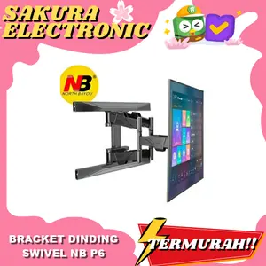 BRACKET TV DINDING SWIVEL NB P6 TV 40-80 INCH