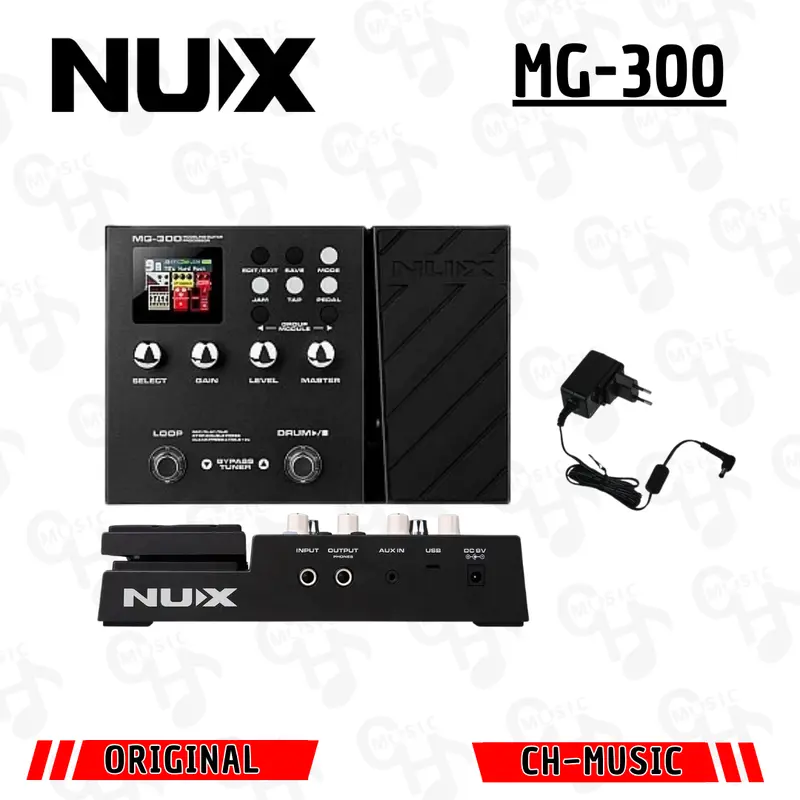 Nux Mg300 Efek Gitar Modeling Effect Gitar Original Nux Mg 300 1