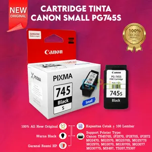 Cartridge Original PG745S 745s Printer Canon MG2570S TR4570S MG2570s | Tinta Gi-790 GI790 G1010 G2010 G3010 G4010 G1000 G2000 G3000 G4000