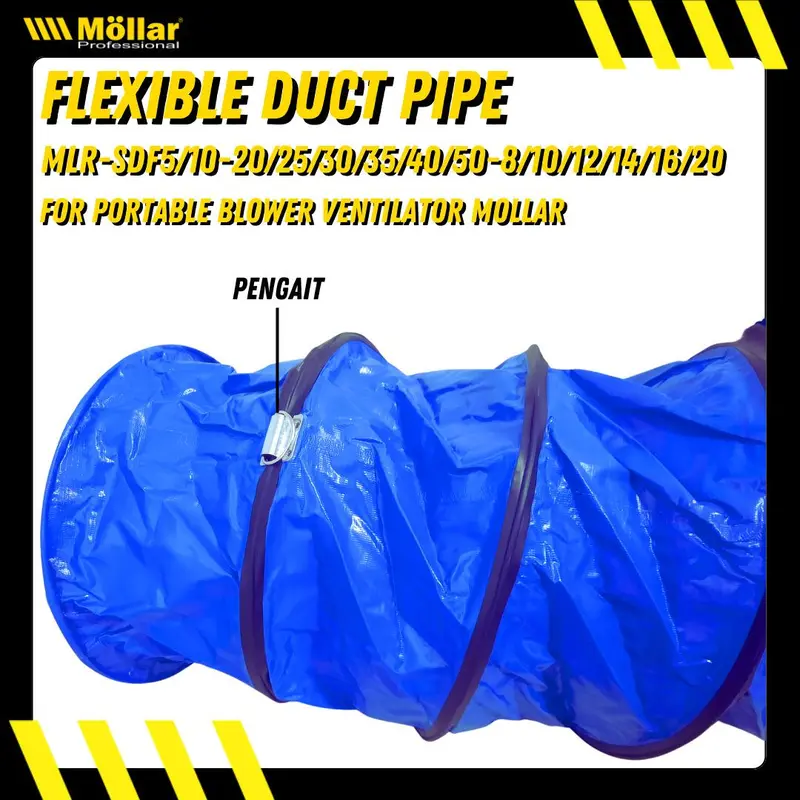 Selang Kipas Blower Portable Ventilator 10 inch 10 Meter Mollar 1