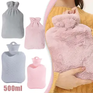 500ml/1000ml Hot Water Bag/Kantung Kompres Air Panas/Kantung Air Panas Kompres