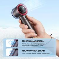 Gambar MINI FAN ROBOT RT-BF26 KIPAS ANGIN POWERFUL 15000RPM PORTABLE 3000MAH LED DIGITAL DISPLAY - GREY dari btgcom Kota Denpasar 5 Tokopedia