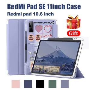 Case For Redmi Pad SE 11inch With Slot Pen Auto Lock Wake Up