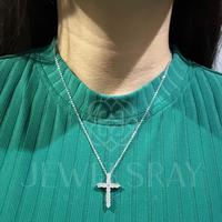 Gambar Kalung Salib Moissanite diamond look cross necklace dari Luxoela Kota Administrasi Jakarta Barat 4 Tokopedia