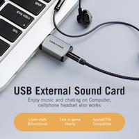 Gambar Vention USB Sound Card External USB - CDN dari Vention By Andalan Kota Administrasi Jakarta Utara 4 Tokopedia