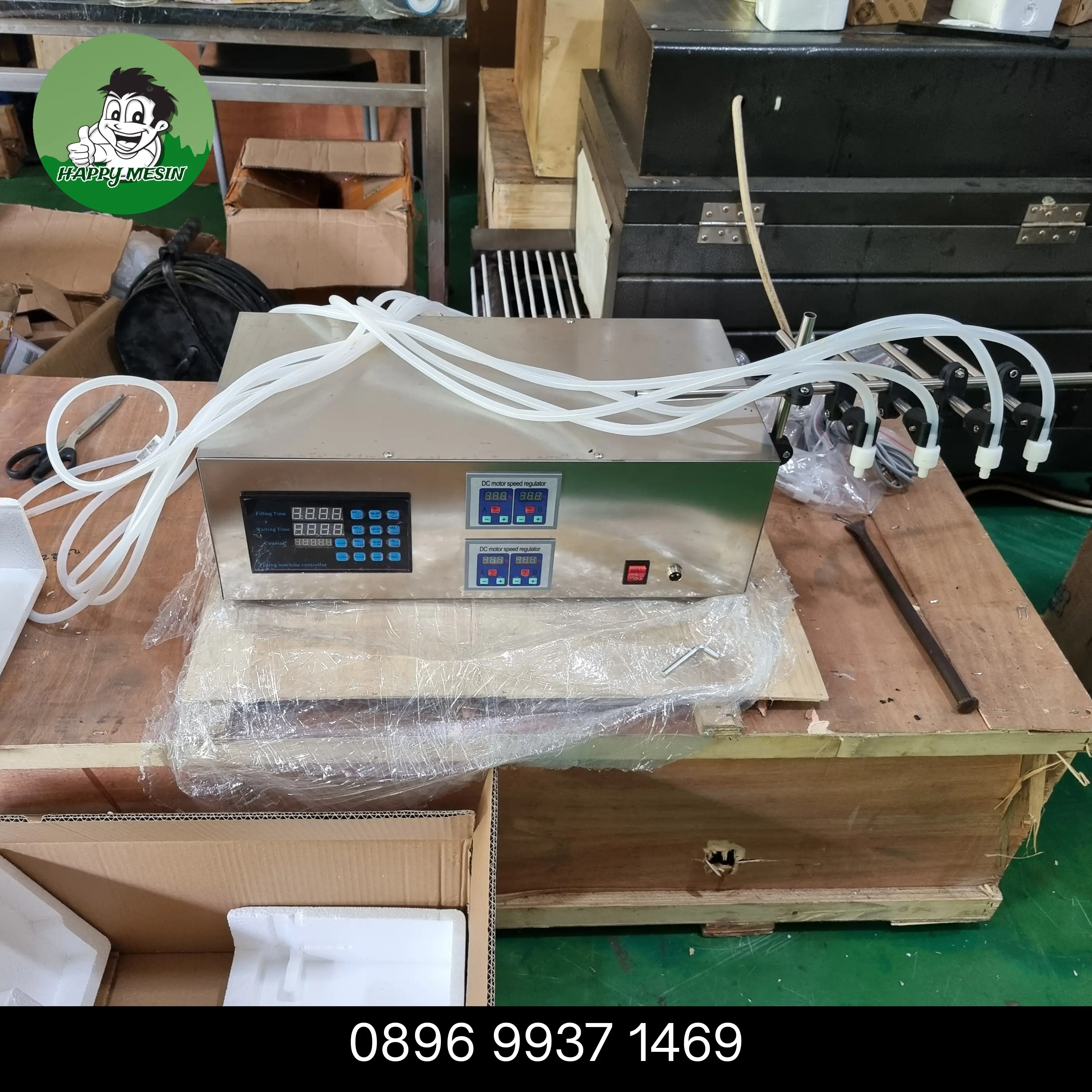 Mesin Filling Liquid GFK-280 4 Nozzle / Mesin Pengisi Cairan 4 Nozzle