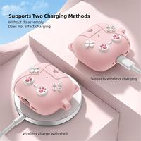 Gambar Silicone Case for AirPods Pro 3/2 AirPods 4 Getgard Playz Cute Casing Silikon Keychain - Dark Grey Cat, AirPods 4 dari GET-WID Kota Administrasi Jakarta Barat 5 Tokopedia