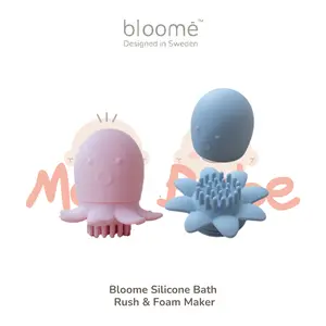 Bloome Silicone Baby Bath Brush and Foam Maker Sikat Keramas Rambut Bayi anak