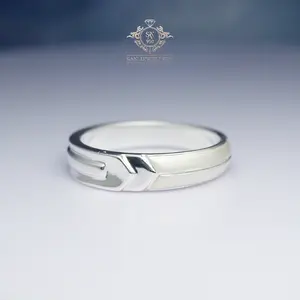 Cincin nikah pria kawin tunangan  palladium platinum  perak   Emas putih Kuning   2904