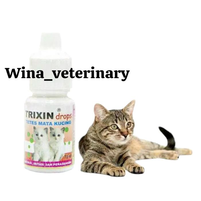 Gambar TRIXIN CAT 15 ml - Obat Tetes mata kucing dari Wina Pet and Poultry Kota Semarang Tokopedia