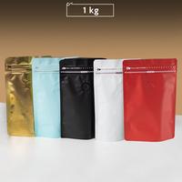 Gambar Bean Bag 1kg - Kemasan Biji Kopi - Standing Pouch Coffee Valve 1000gr - Putih dari Conalli Kota Administrasi Jakarta Barat 1 Tokopedia