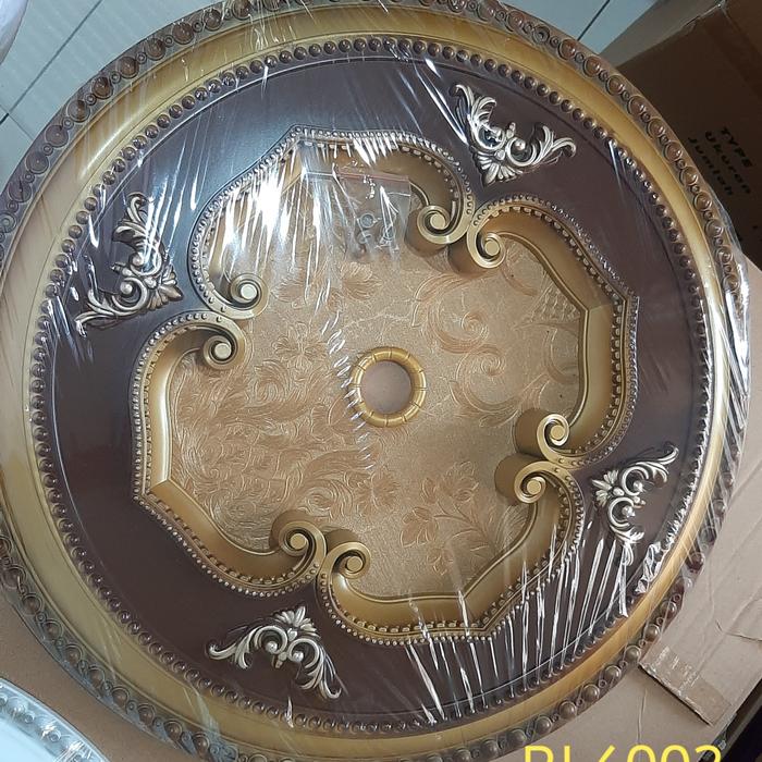 Gambar Kembang lampu Pvc Ornamen plafon Centerpiece unik mewah tatakan lampu dari Plafon Gypsum PVC Bekasi Kota Bekasi Tokopedia