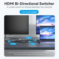 Gambar Vention HDMI Switcher 2 in 1 Out 4K@60Hz - AKO dari Vention By Andalan Kota Administrasi Jakarta Utara 4 Tokopedia