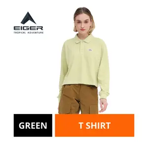 [BISA COD] Kaos Polo Eiger Original BKAH 6.4 Baju Panjang Wanita [ 2X LIPAT UANG KEMBALI BILA GAK ORI ]