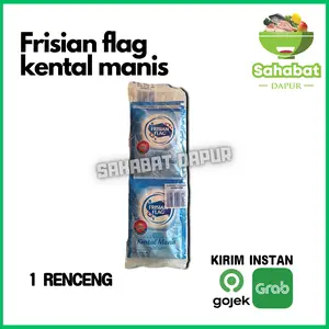 Frisian Flag Kental Manis 6pcs /Susu bendera 40g Sachet - Sahabatdapur