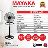Gambar MAYAKA KIPAS ANGIN TORNADO 3 IN 1 - TRF 1800 - GARANSI RESMI 1 TAHUN dari Mayaka Official Shop Jakarta Timur 3 Tokopedia