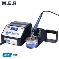 Gambar WEP Soldering Station 938 + Cooper 3 Channel 938 Hitam Silver Original dari House Sparepart Kab. Tangerang 1 Tokopedia