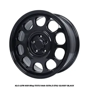 Velg Mobil KLG 4278 HSR R17X75 H5X100 ET42 GLOSSY BLACK
