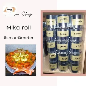 Plastik mika roll pinggiran cake 5cm x 10meter Kitchenware