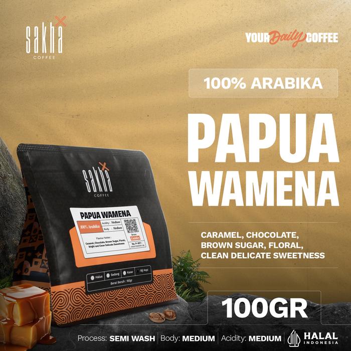 Gambar Kopi Arabika Papua Wamena Arabica Coffee Roast Beans 100gr Biji Bubuk - Biji Kopi dari Sakha Coffee Roastery Kota Bekasi Tokopedia