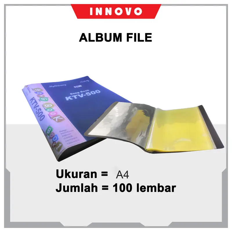 Map Plastik / Clear Holder / File Dokumen Keeper A4 100 Lembar 2