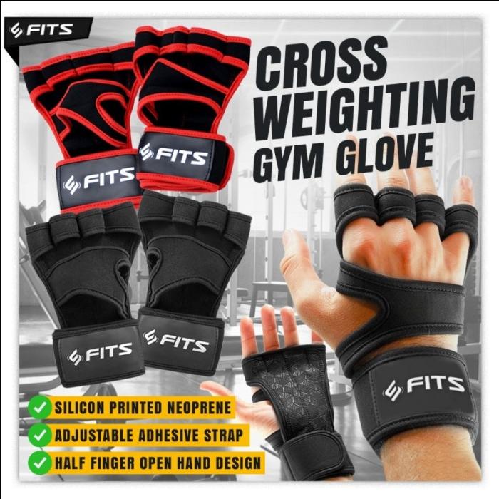 Gambar SFIDN FITS Cross Weighting Gym Glove | Sarung tangan Fitness Gym dari SFIDN FITS Shop Kota Tangerang Selatan Tokopedia